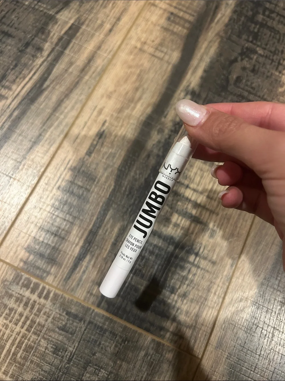 NYX Jumbo Eye Pencil — White Shimmer
